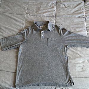 Vineyard Vines Edgartown Polo Long-sleeve Grey